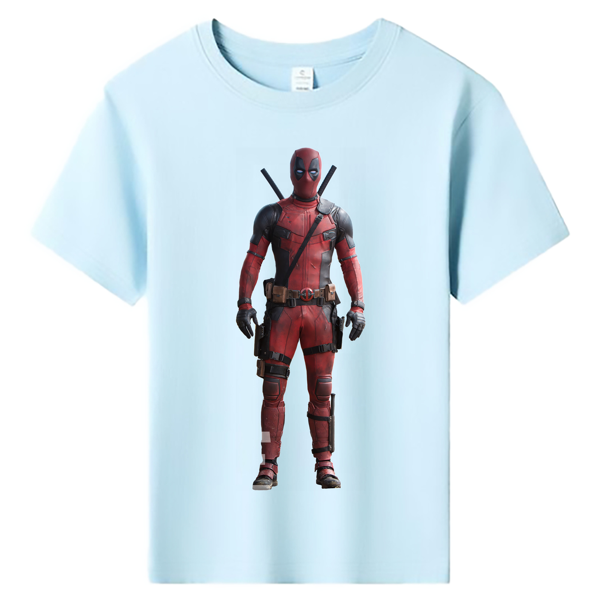 （画像用） Deadpool デッドプール 綿100％キッズTシャツ（フロントプリント）